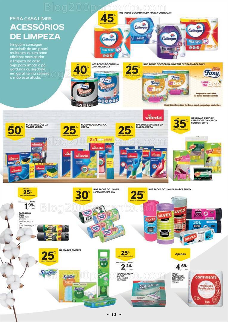Antevisão Folheto CONTINENTE Casa Limpa Promoções de 29 agosto a 10 setembro