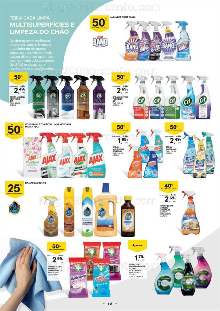 Antevisão Folheto CONTINENTE Casa Limpa Promoções de 29 agosto a 10 setembro