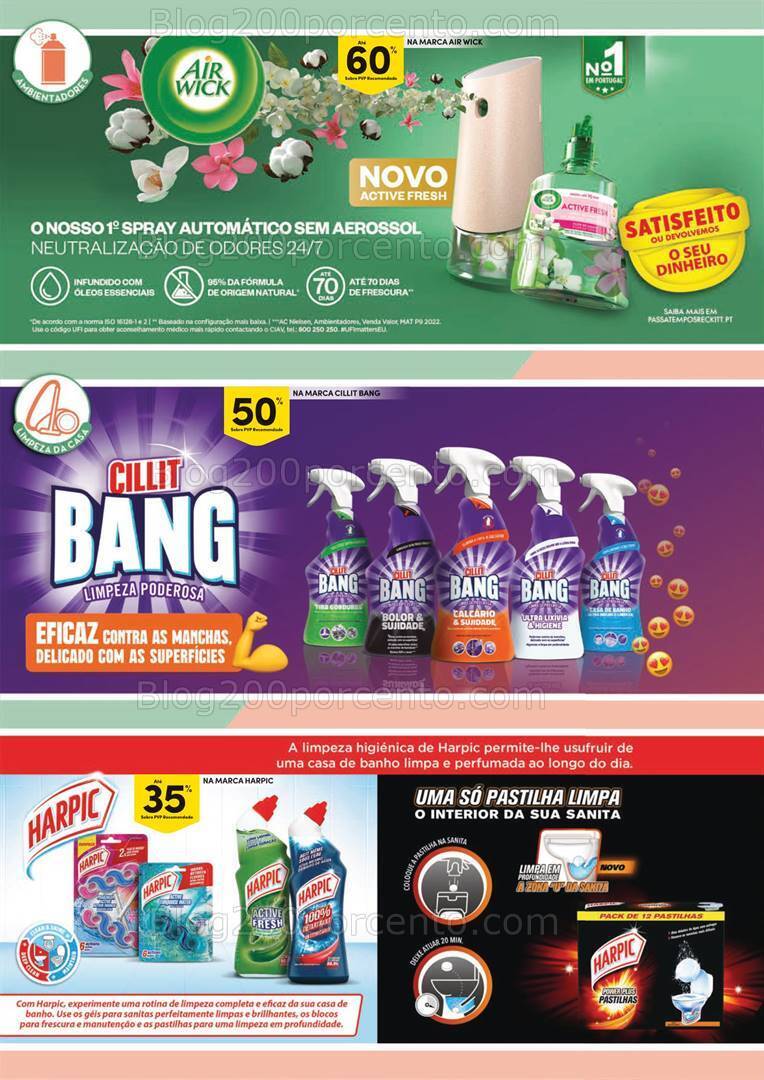Antevisão Folheto CONTINENTE Limpeza Promoções de 29 agosto a 4 setembro