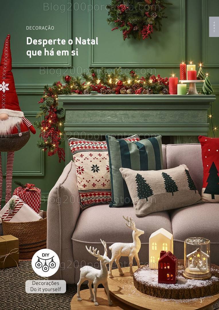 Antevisão Folheto CONTINENTE Catálogo Decoração Natal Kasa -21 novembro a 24 dezembro