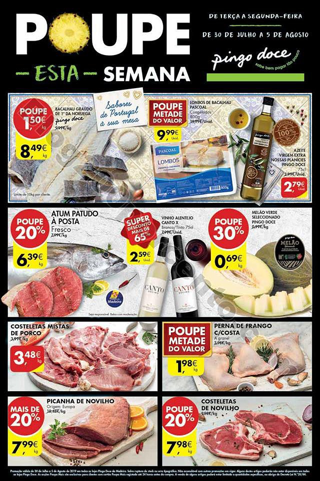 Antevisão Folheto PINGO DOCE Madeira Promoções de 30 julho a 5 agosto p1.jpg