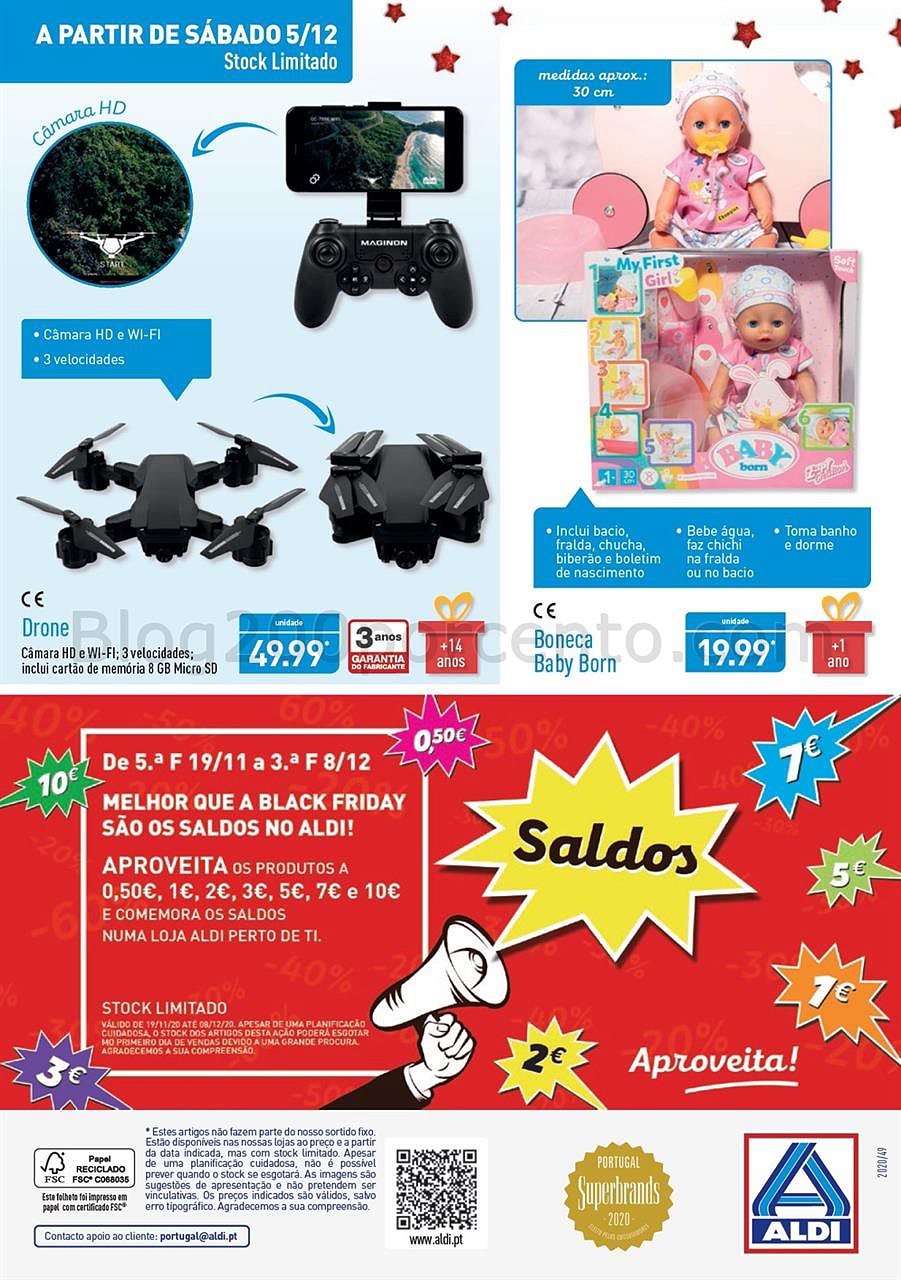 Antevisão Folheto ALDI Promoções a partir de 2 dezembro 