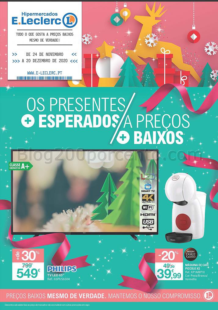 Antevisão Folheto E-LECLERC Natal Promoçoes de 24 novembro a 20 dezembro p1.jpg