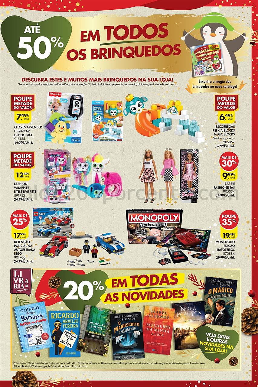 Antevisão Folheto PINGO DOCE Lojas Grandes Promoções de 8 a 14 dezembro