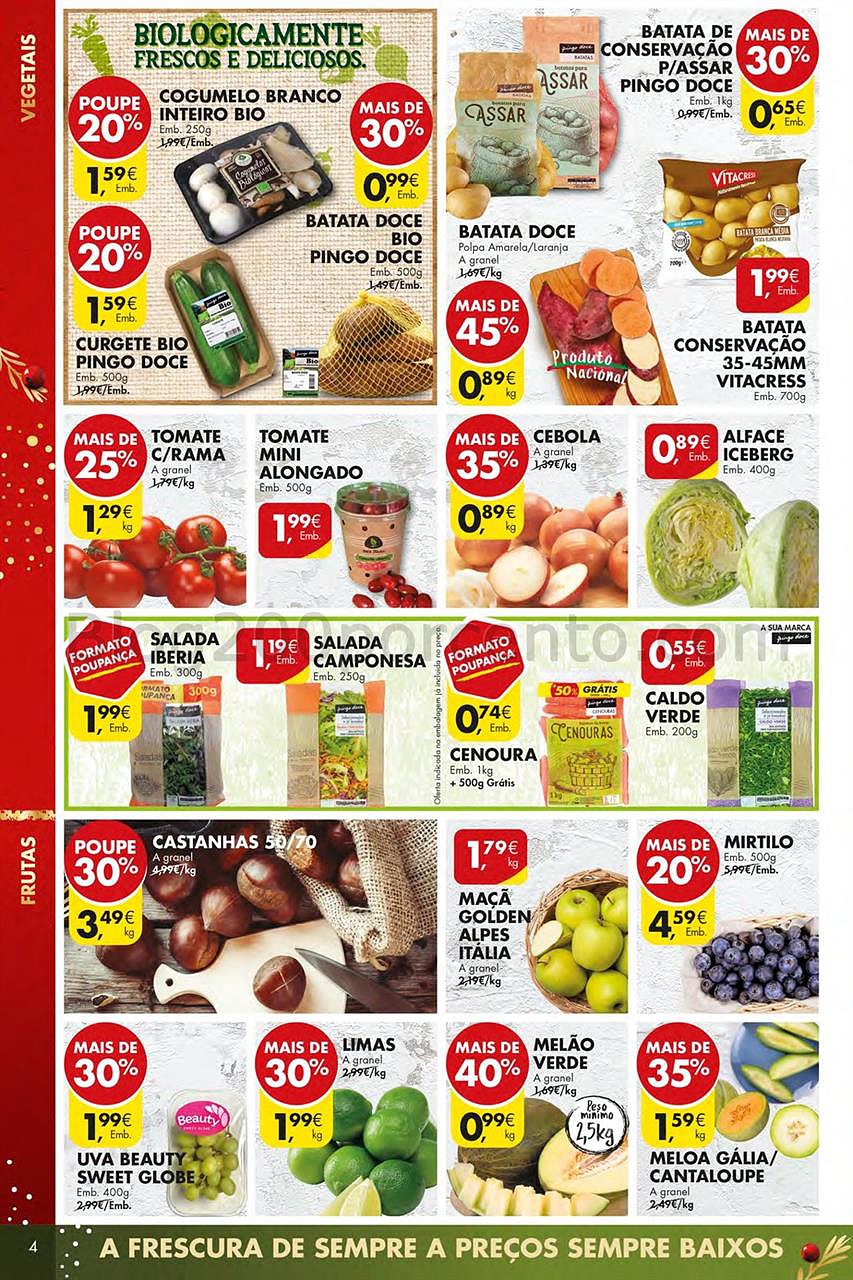 Antevisão Folheto PINGO DOCE Lojas Pequenas Promoções de 22 a 28 dezembro