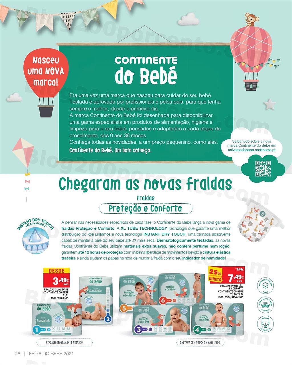 Antevisão folheto CONTINENTE Feira do Bebé 12 a 24 janeiro