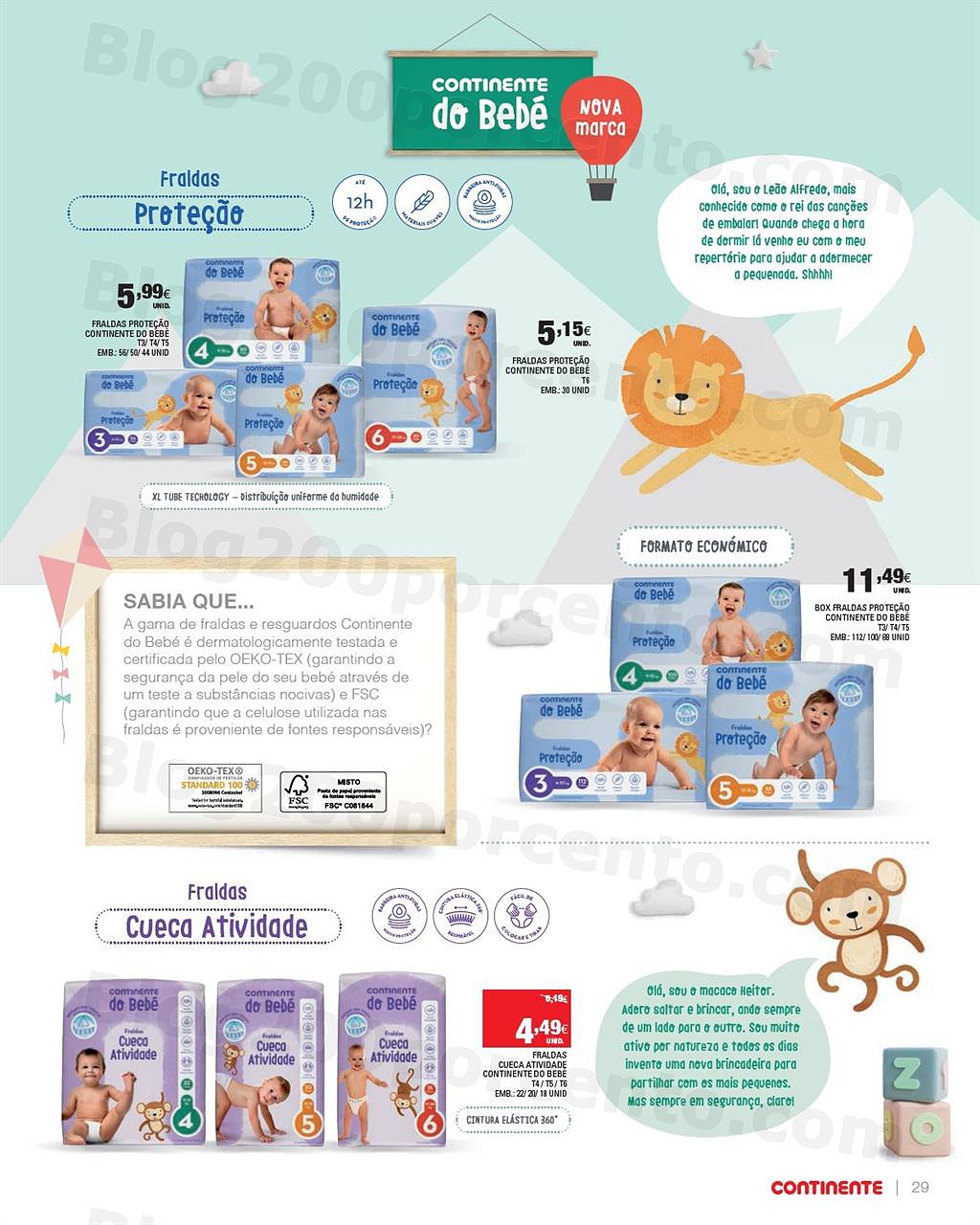 Antevisão folheto CONTINENTE Feira do Bebé 12 a 24 janeiro