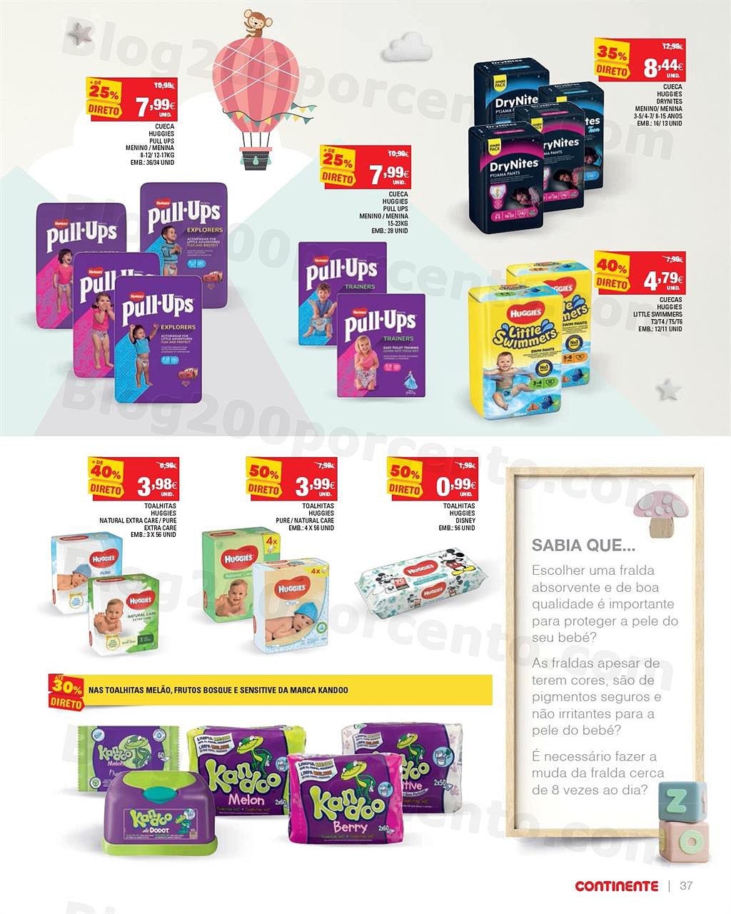 Antevisão folheto CONTINENTE Feira do Bebé 12 a 24 janeiro