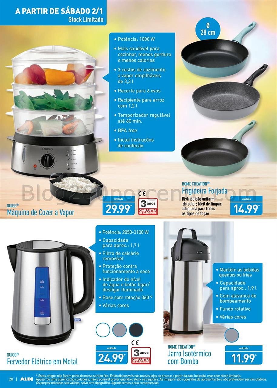 Antevisão Folheto ALDI Promoções de 28 a 5 janeiro