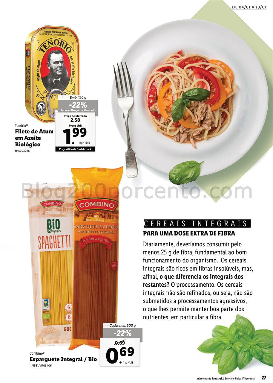 especial vida saudável lidl a partir de 4 janeiro