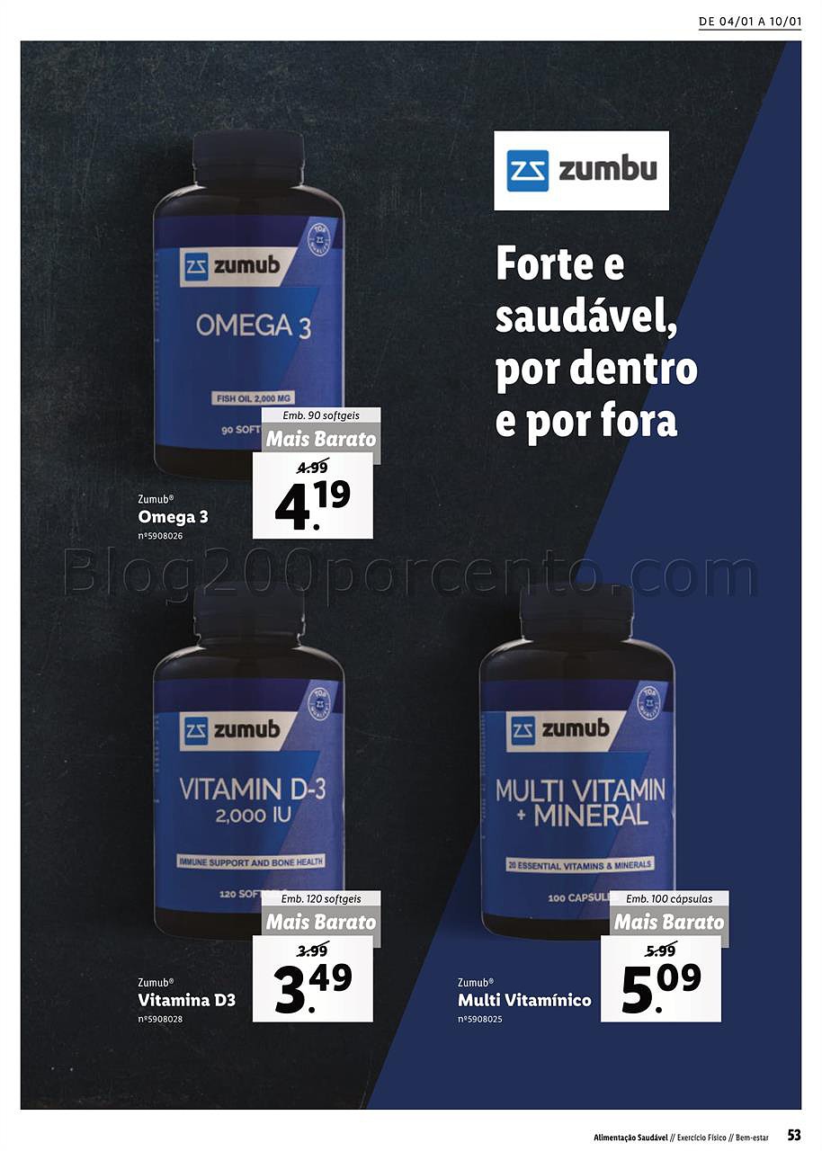 especial vida saudável lidl a partir de 4 janeiro