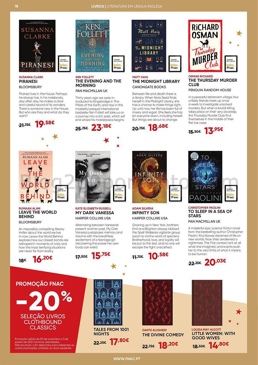 fnac natal livros
