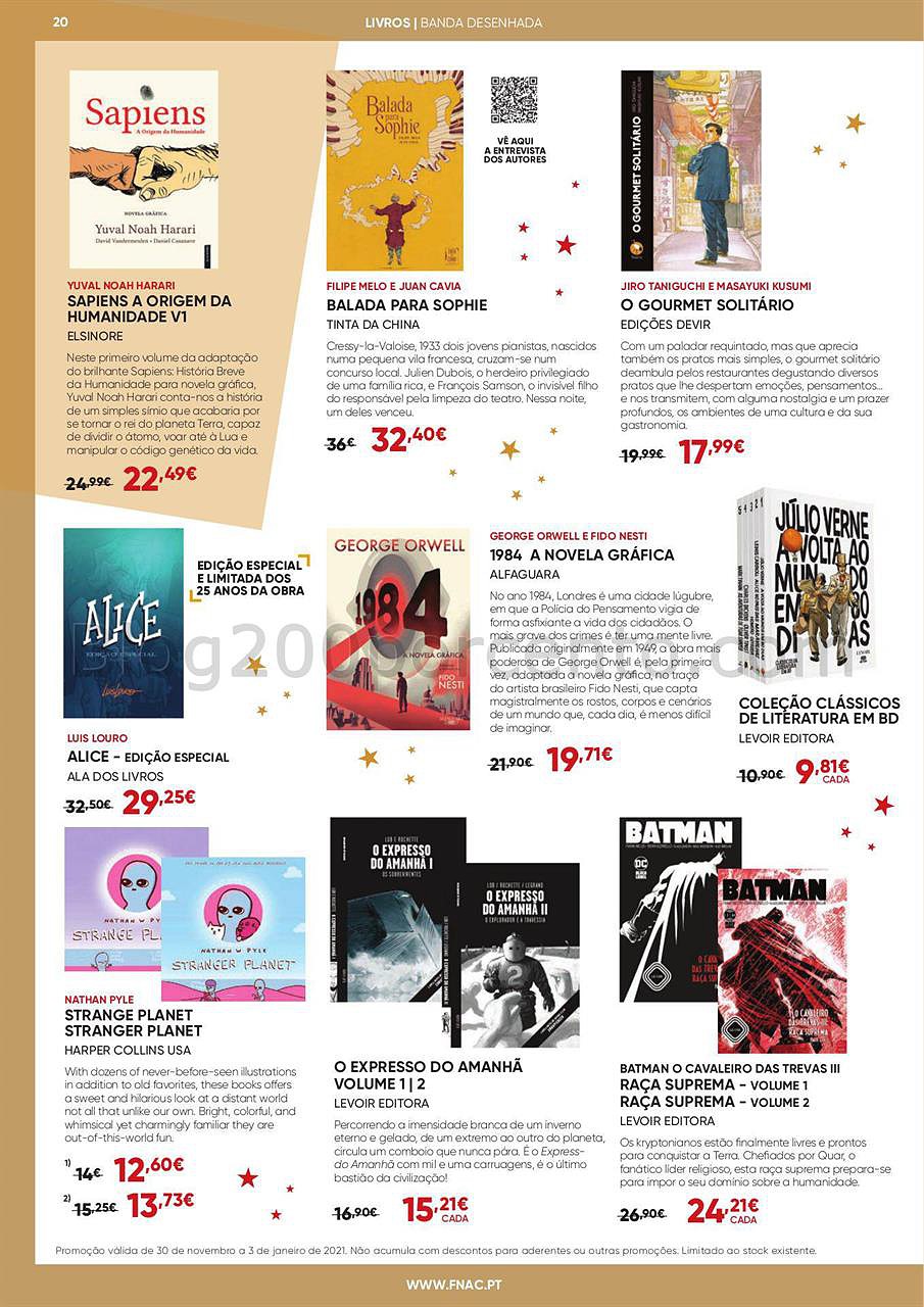 fnac natal livros