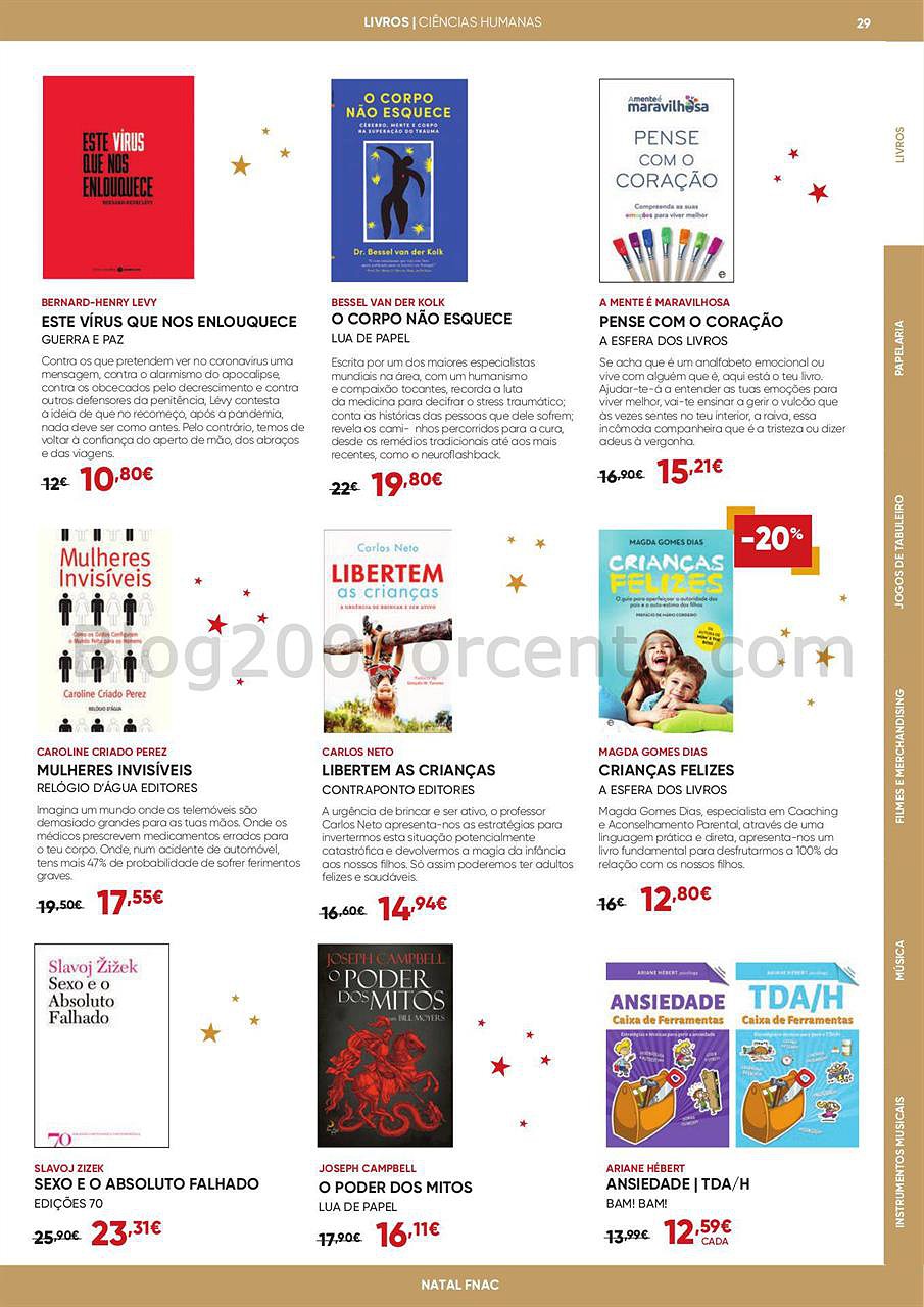 fnac natal livros