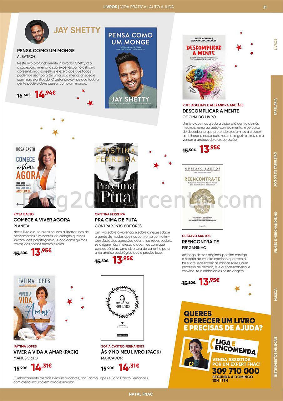 fnac natal livros