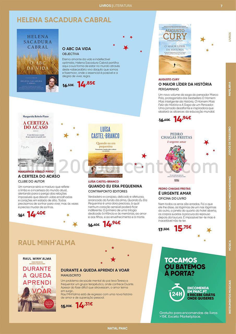 fnac natal livros