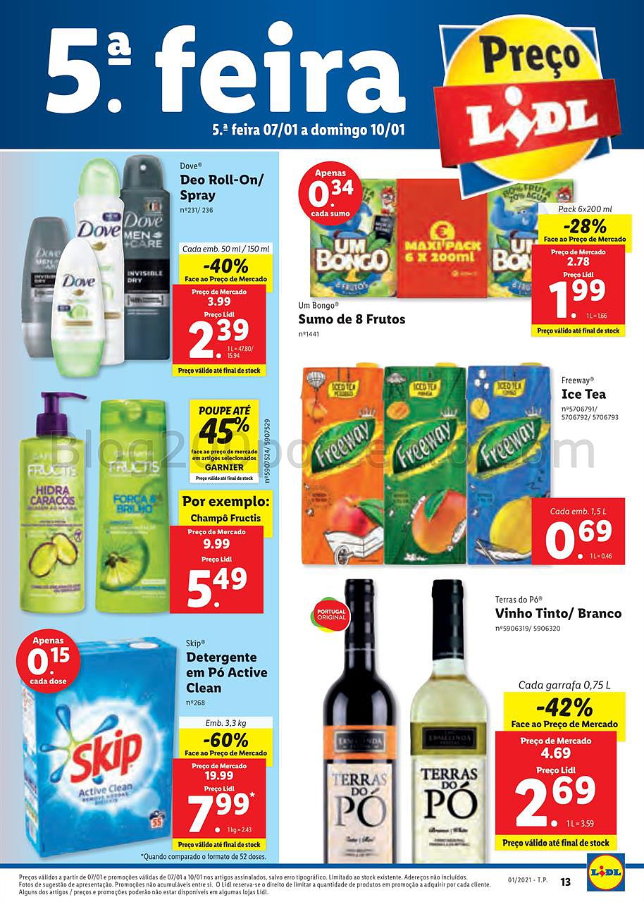 lidl 4 a 10 janeiro