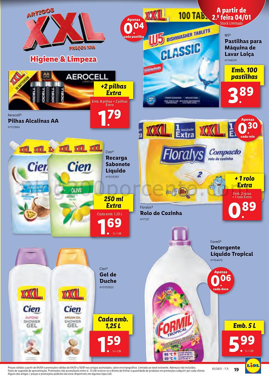 lidl 4 a 10 janeiro