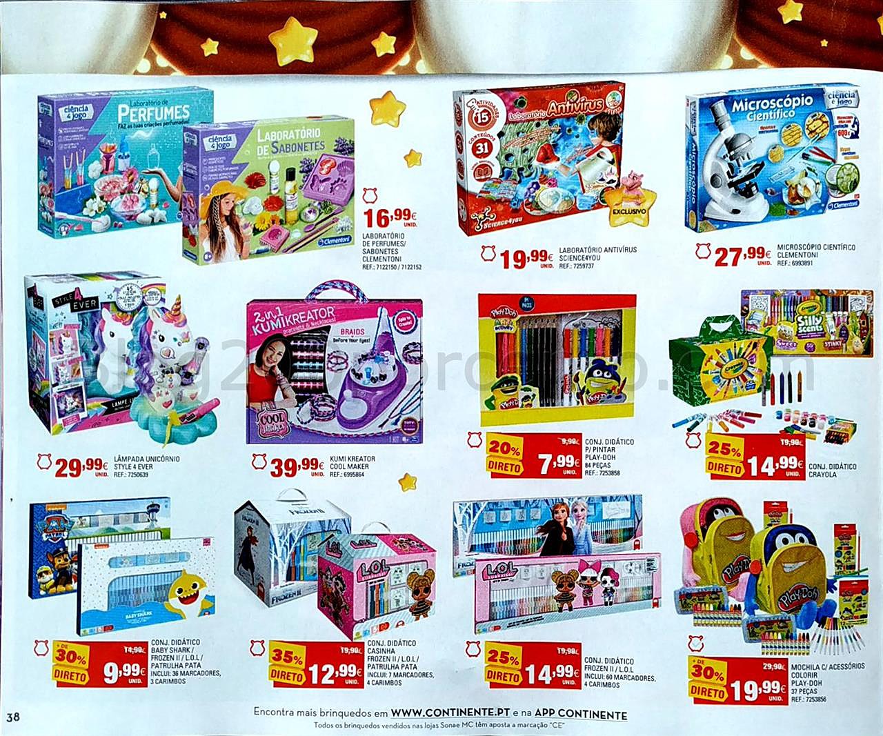 catálogo brinquedos continente