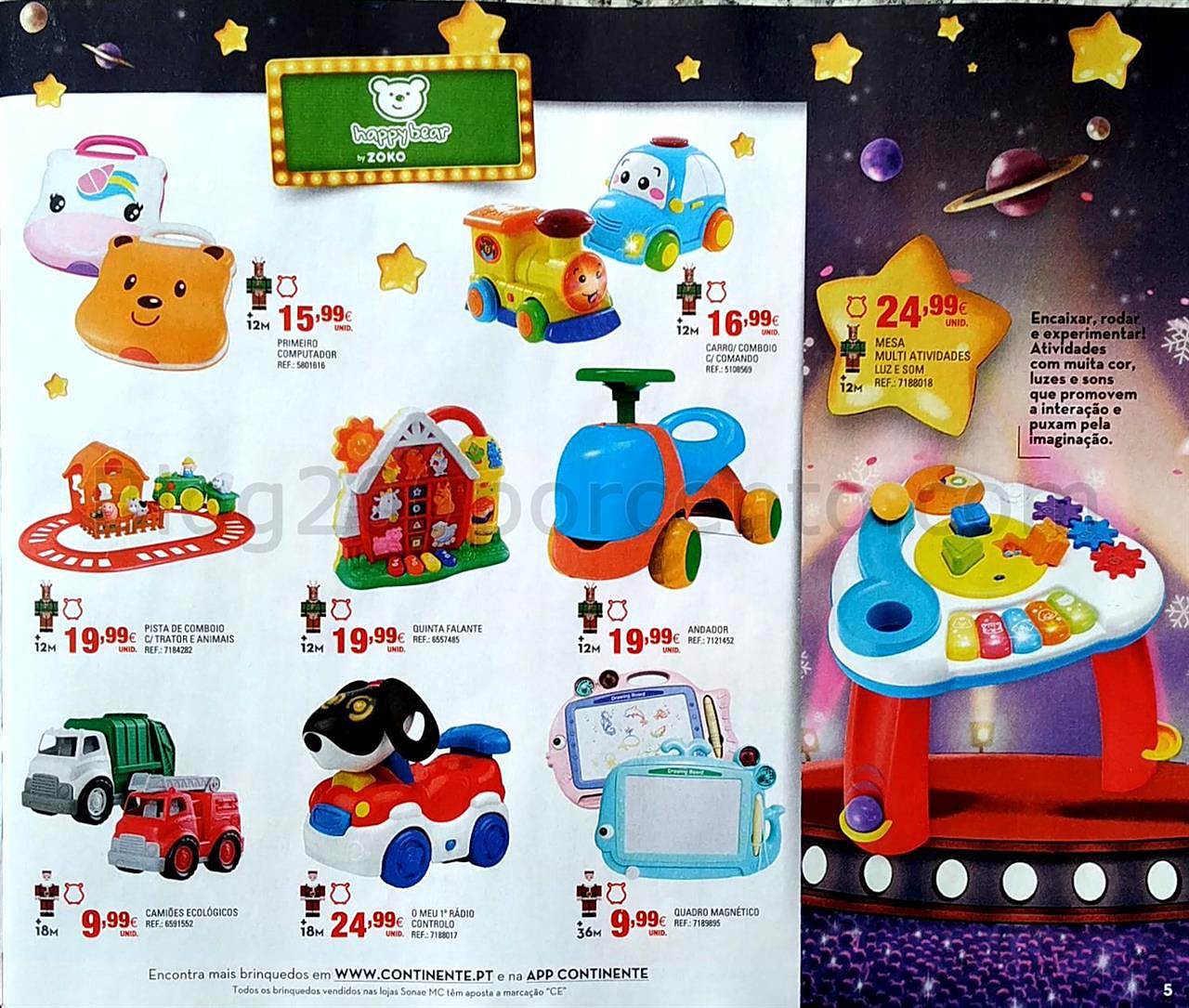 catálogo brinquedos continente