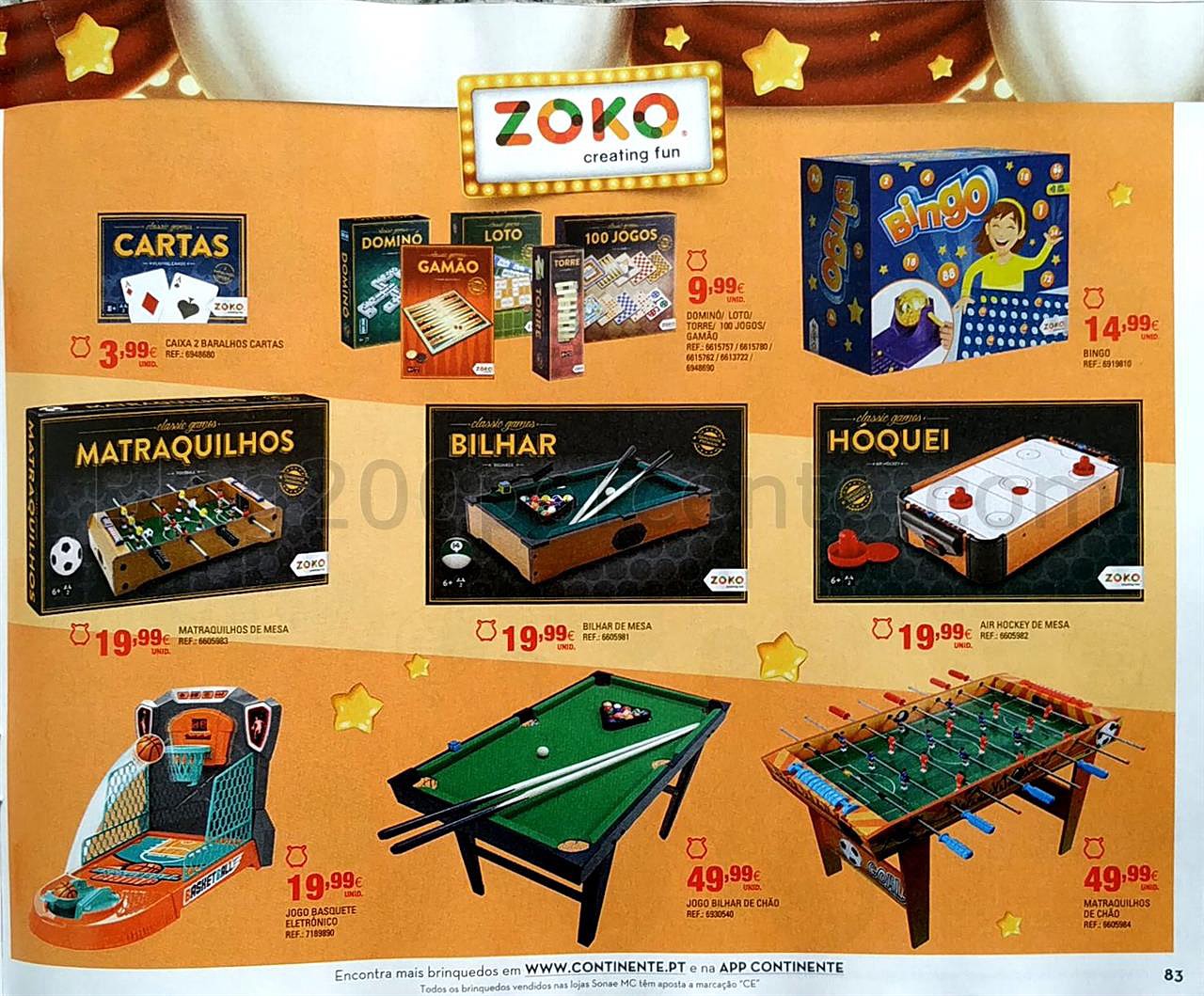 catálogo brinquedos continente