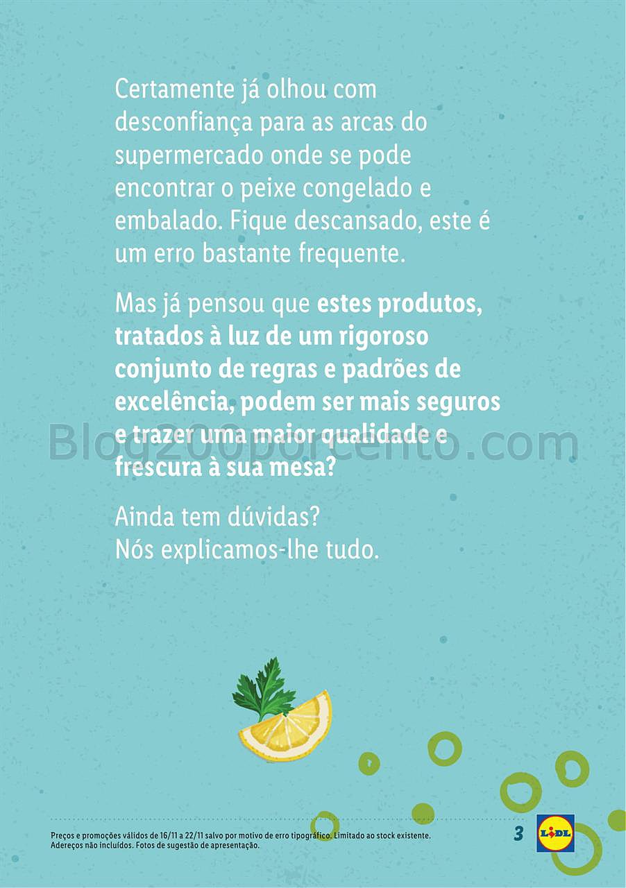 lidl 12 novembro peixe