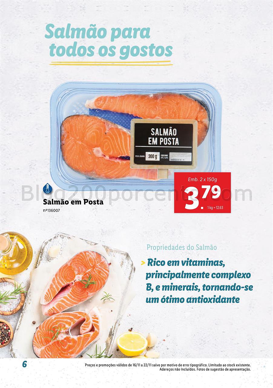 lidl 12 novembro peixe