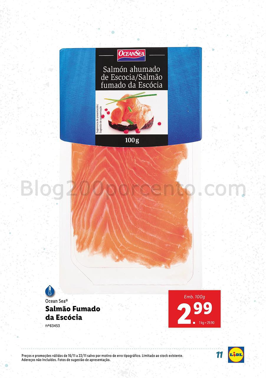 lidl 12 novembro peixe