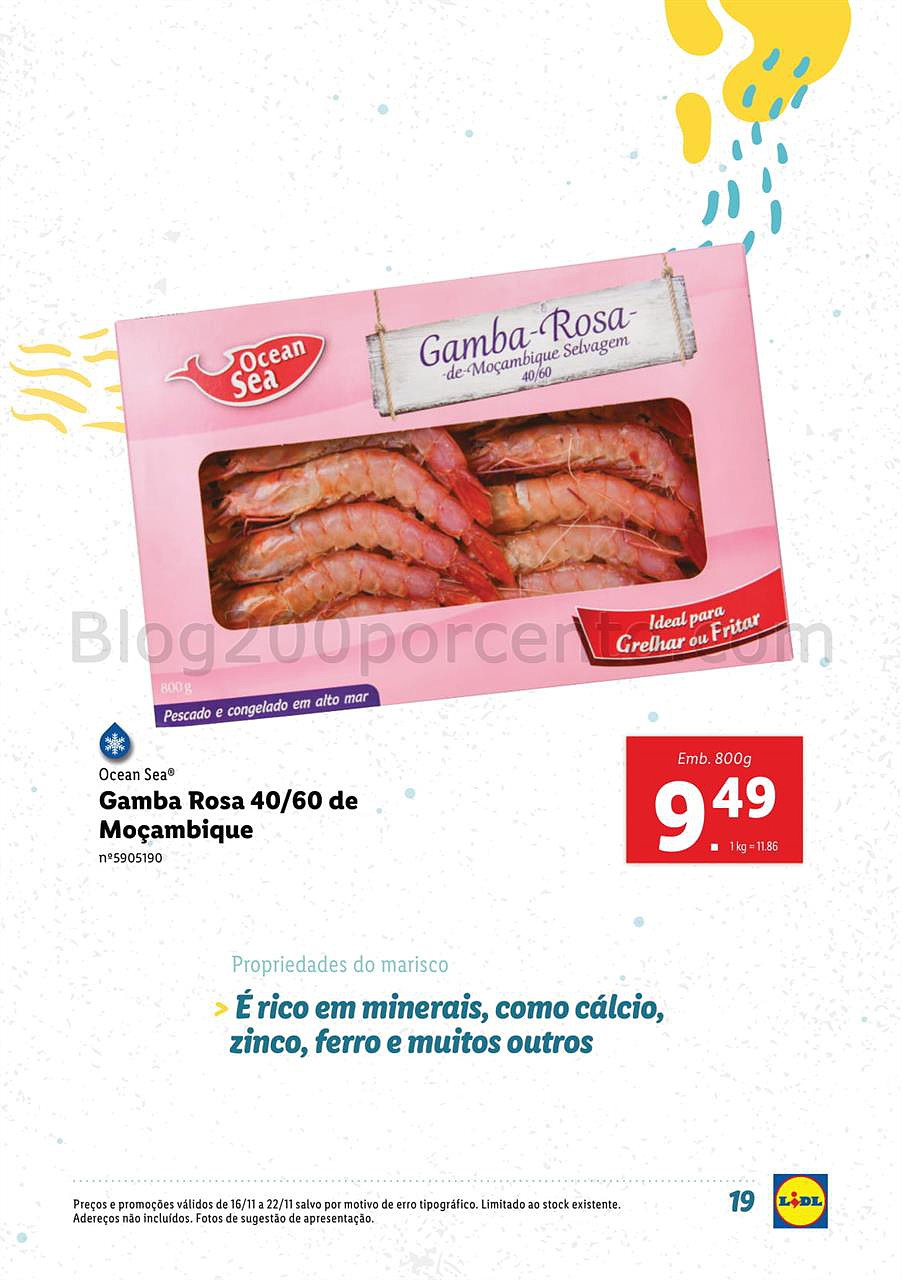 lidl 12 novembro peixe