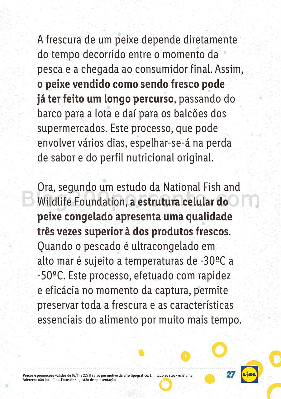 lidl 12 novembro peixe