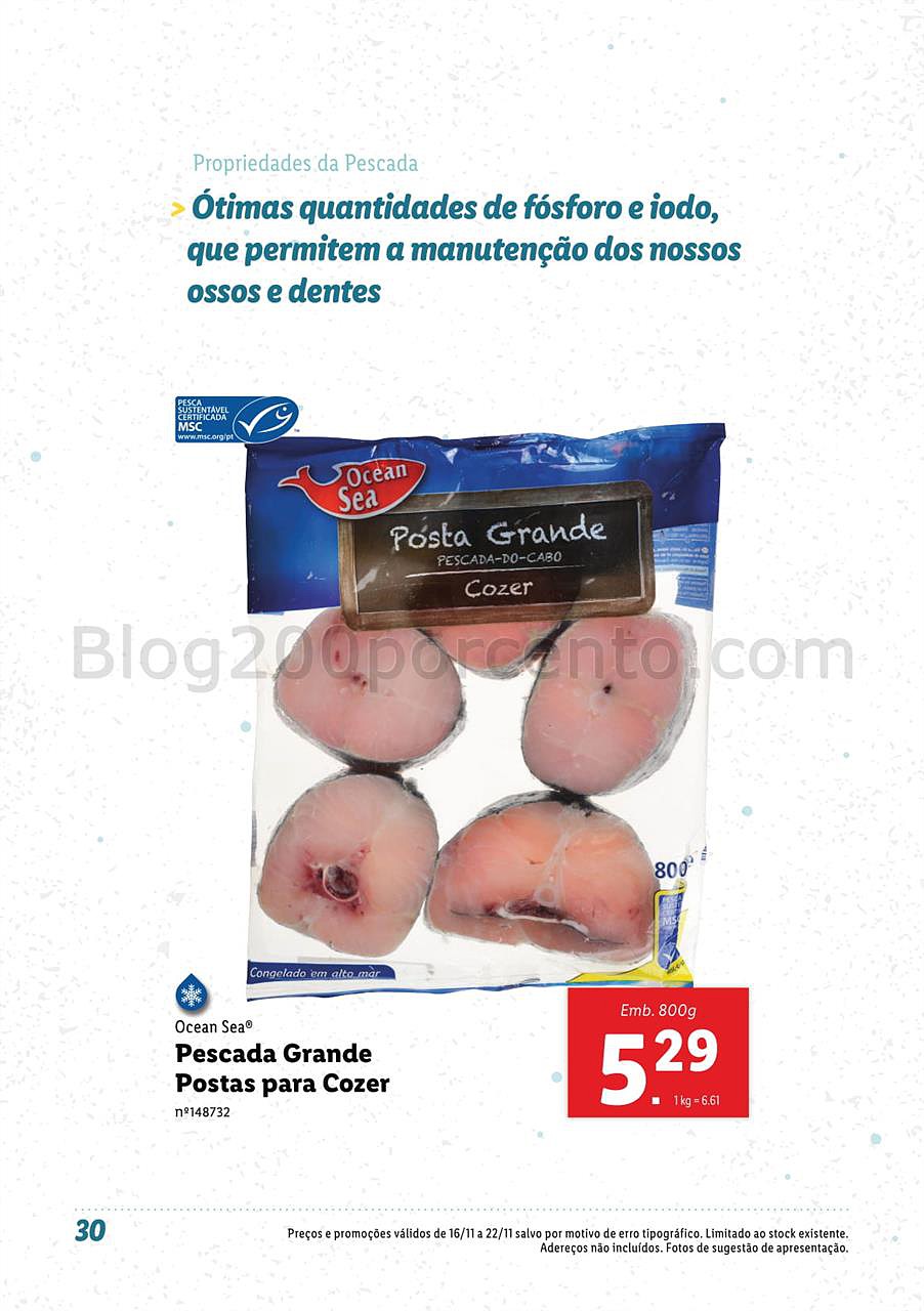 lidl 12 novembro peixe