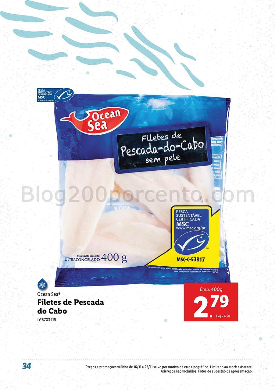 lidl 12 novembro peixe