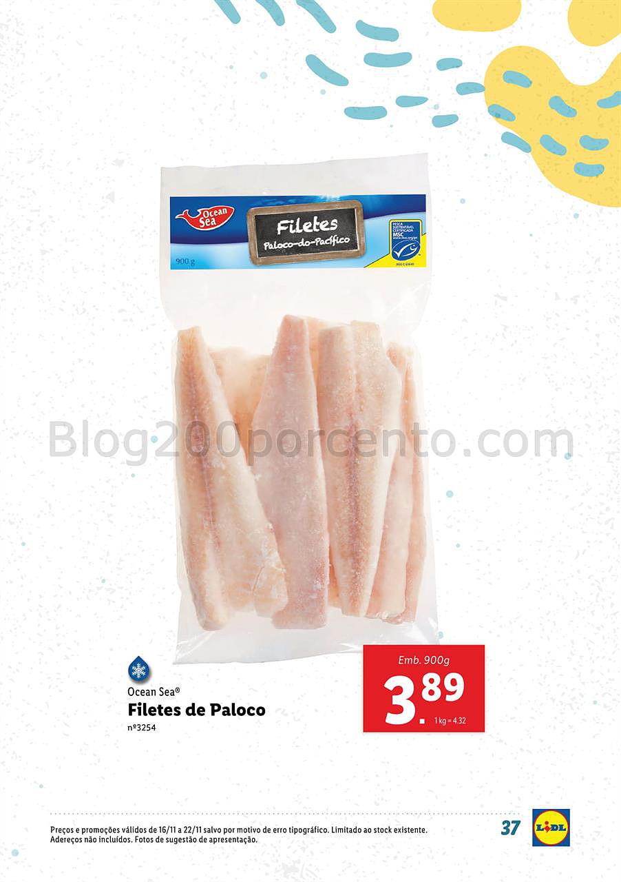 lidl 12 novembro peixe