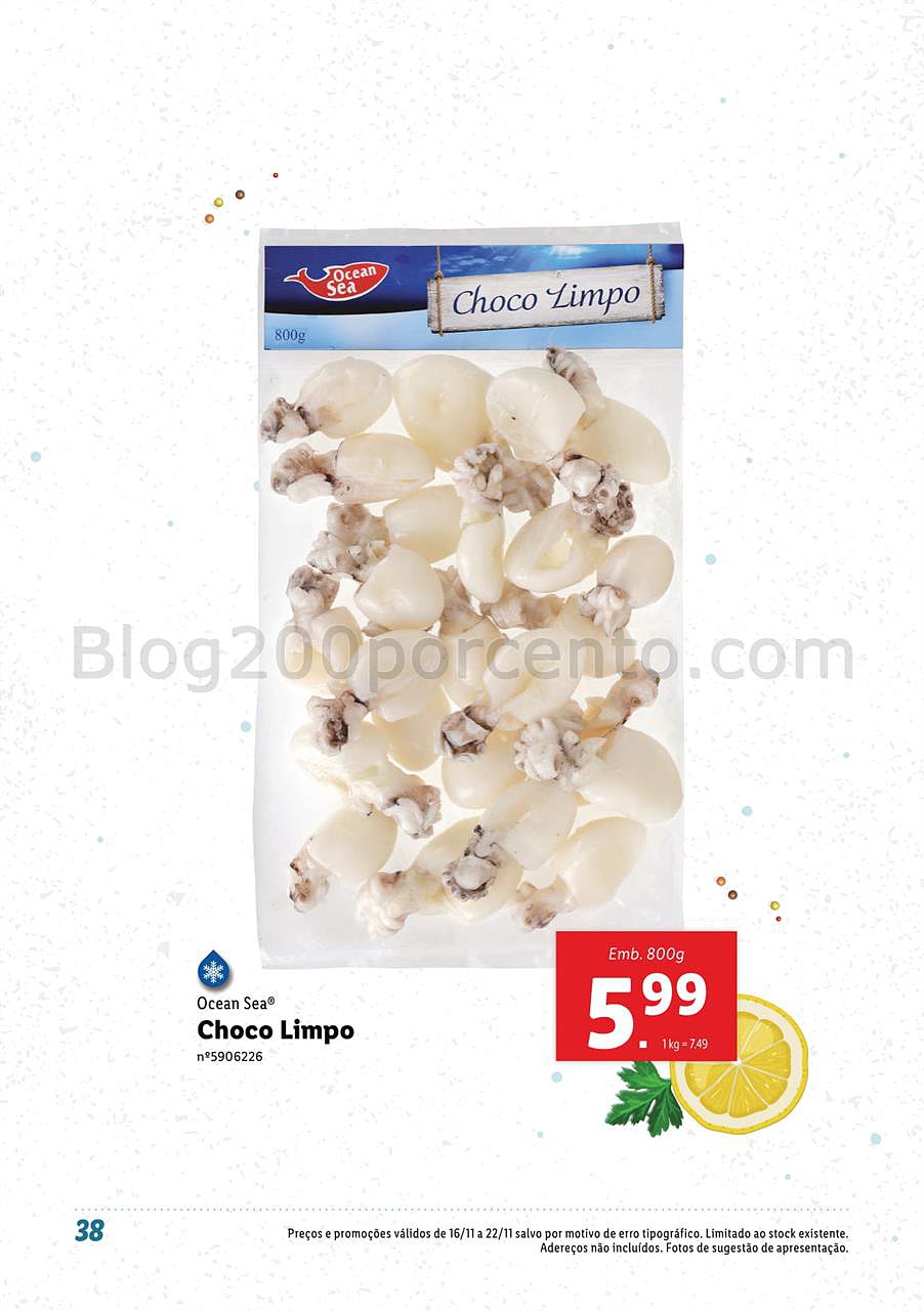 lidl 12 novembro peixe