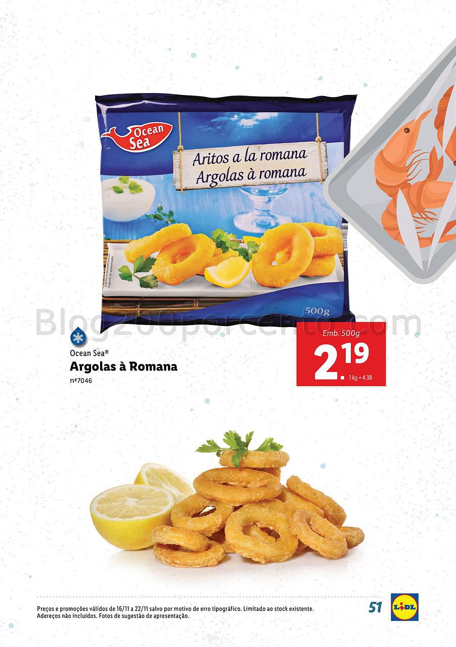 lidl 12 novembro peixe