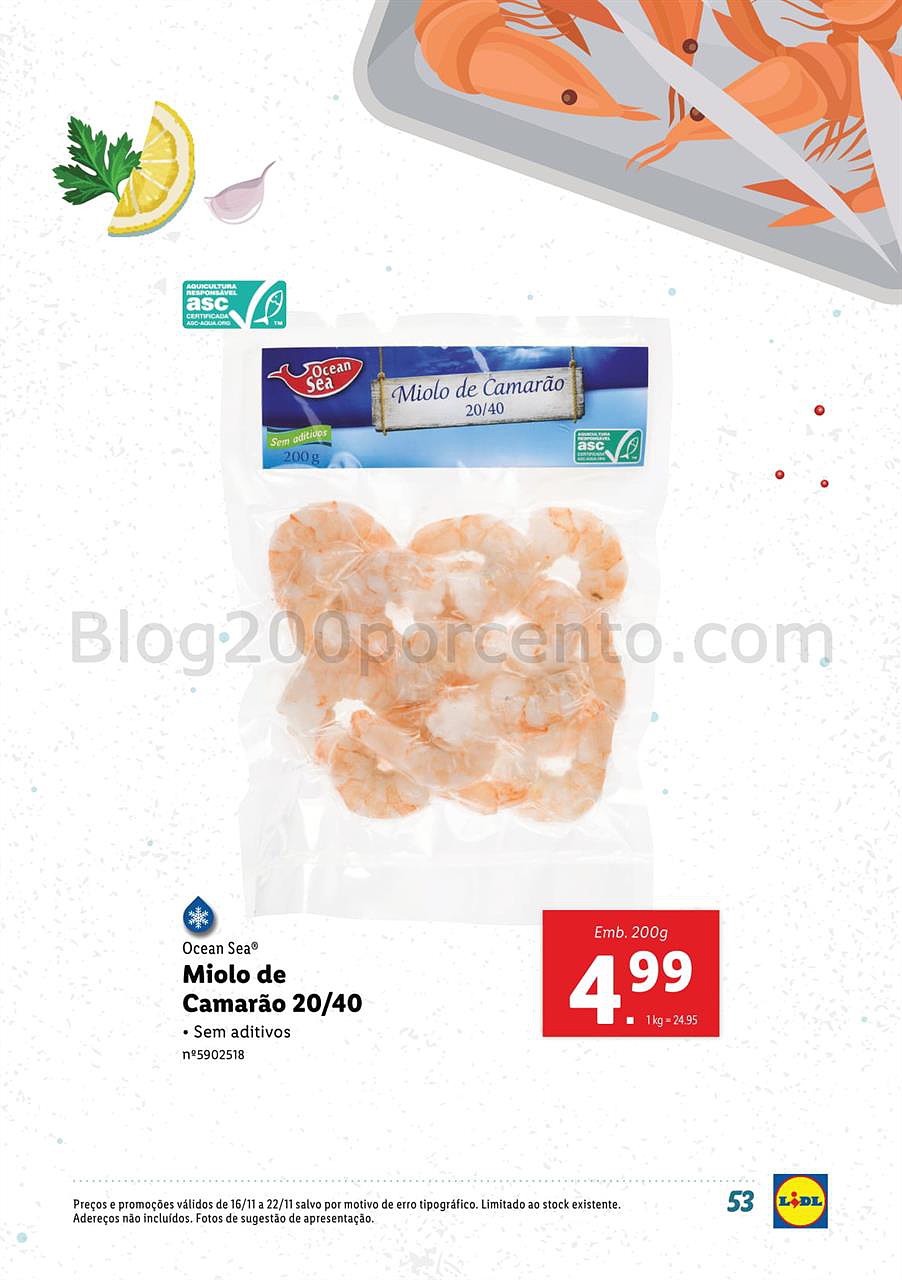 lidl 12 novembro peixe