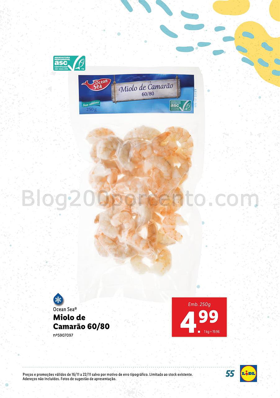 lidl 12 novembro peixe