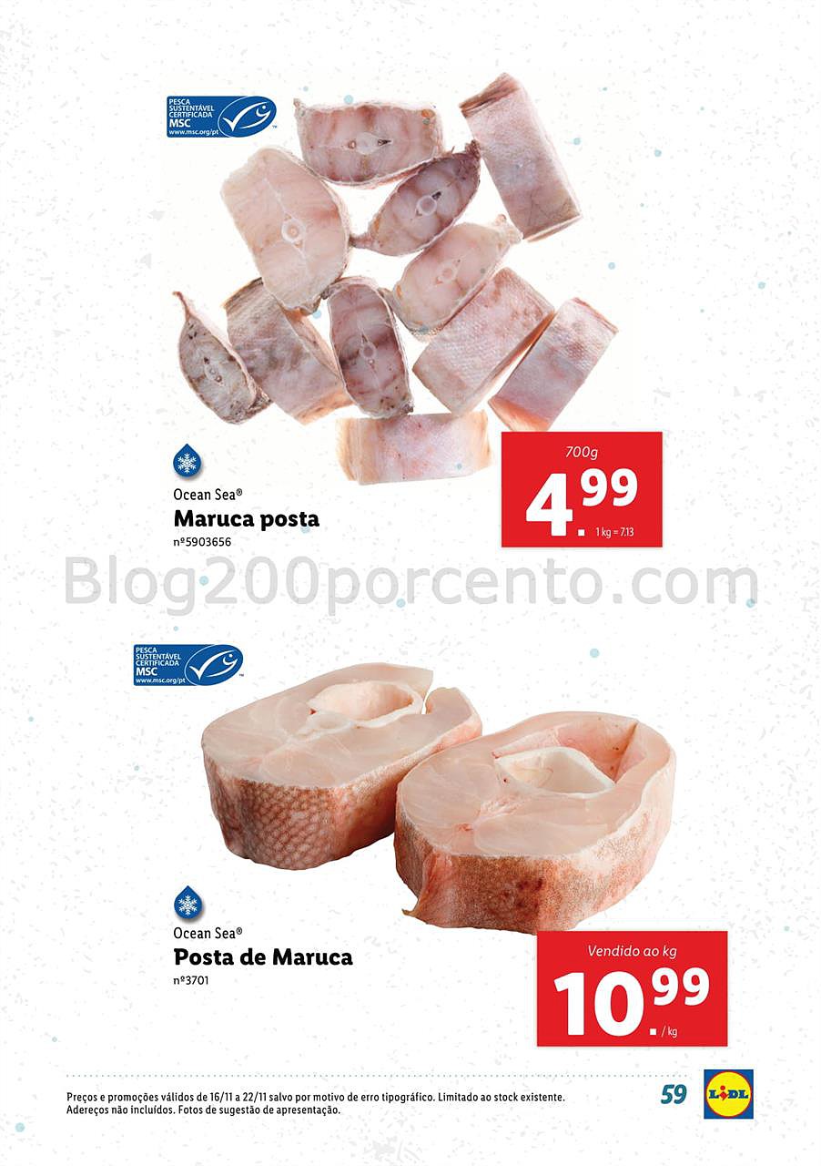 lidl 12 novembro peixe