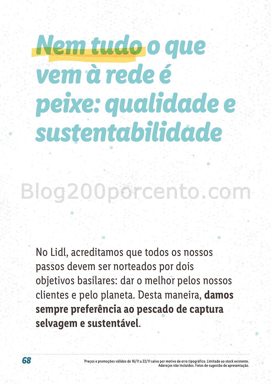 lidl 12 novembro peixe