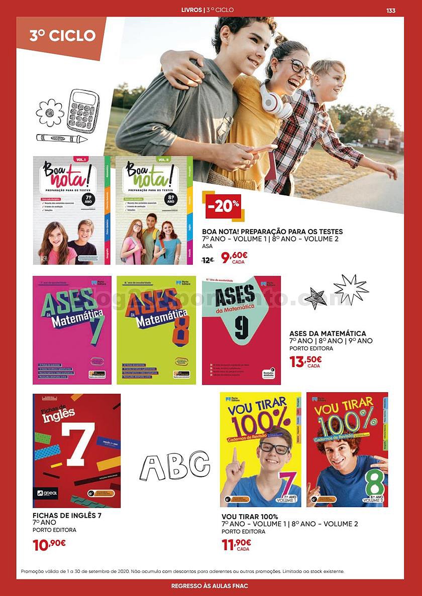 Antevisão Folheto FNAC Regreso às Aulas Promoções até 30 setembro p133.jpg