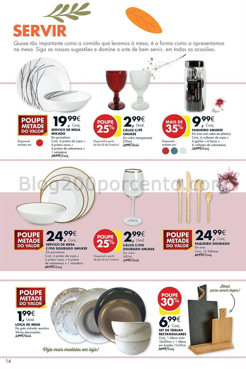 Antevisão Folheto PINGO DOCE Bazar Outono Promoções de 24 setembro a 21 outubro p14.jpg