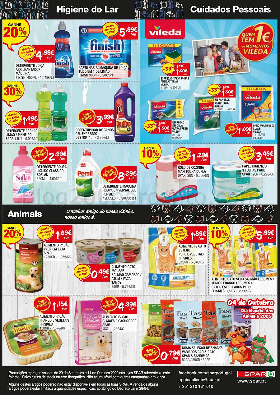 spar 29 setembro a 11 outubro