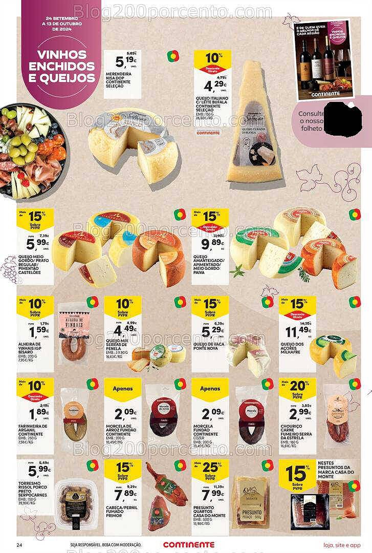 Antevisão Folheto CONTINENTE Promoções de 24 a 30 setembro