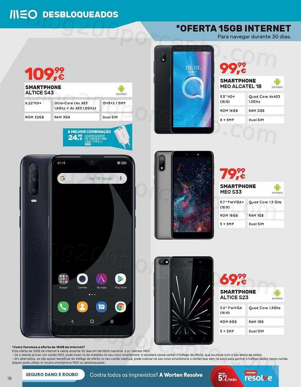 Antevisão Folheto WORTEN Mobile Promoções de 3 a 31 maio