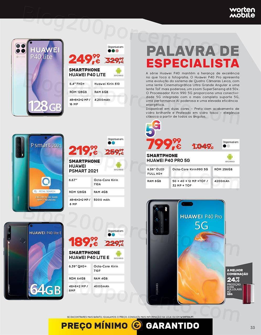 Antevisão Folheto WORTEN Mobile Promoções de 3 a 31 maio