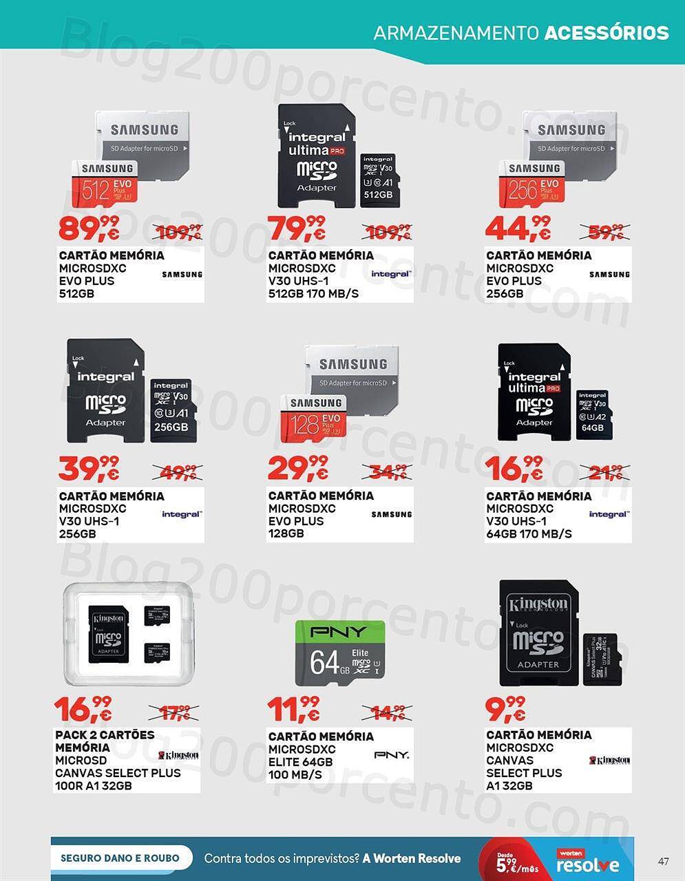 Antevisão Folheto WORTEN Mobile Promoções de 3 a 31 maio