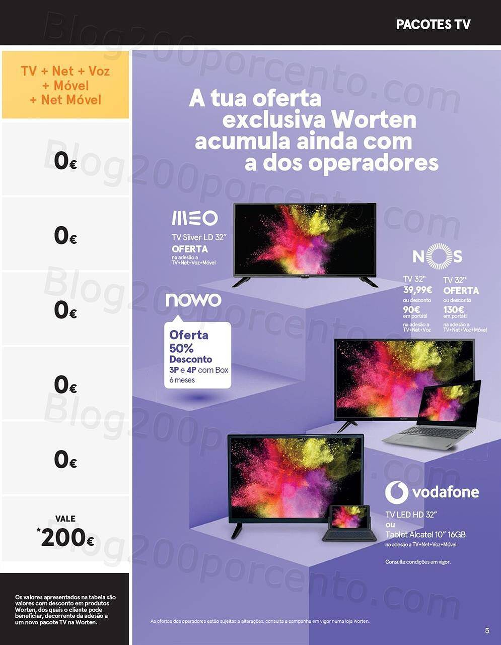 Antevisão Folheto WORTEN Mobile Promoções de 3 a 31 maio