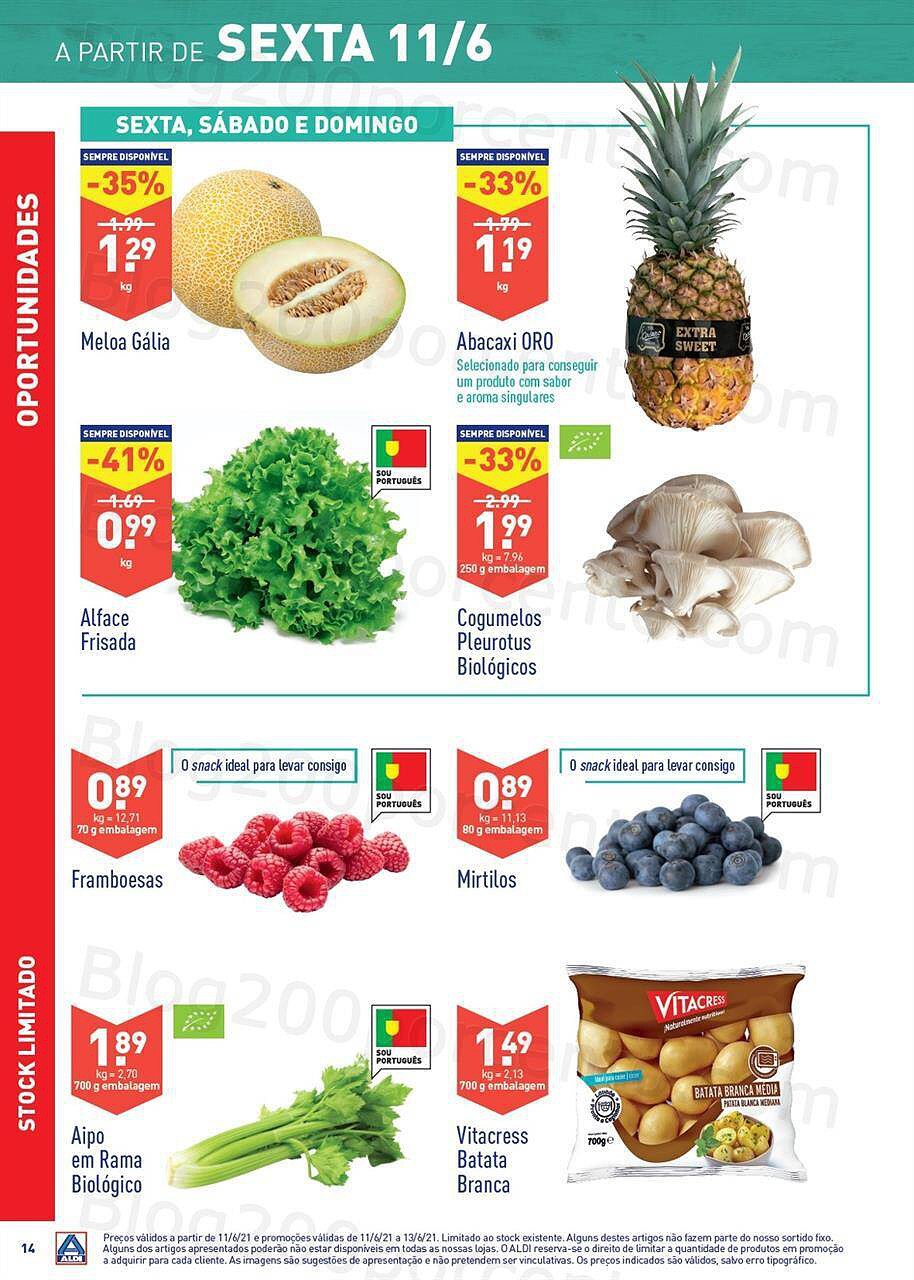 Antevisão Folheto ALDI Promoções de 9 a 15 junho