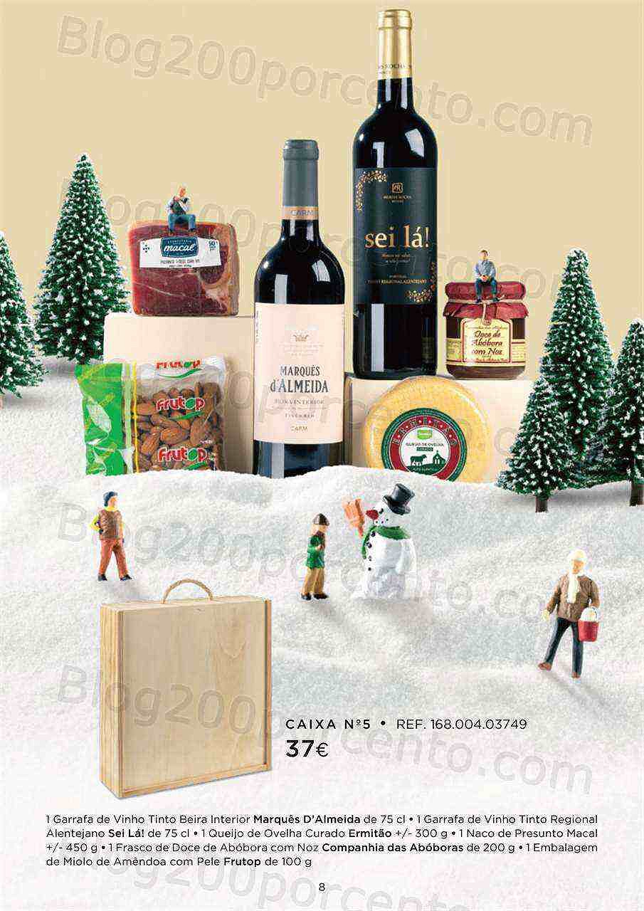 Antevisão Folheto EL CORTE INGLÉS Cabazes de Natal Promoções até 24 dezembro