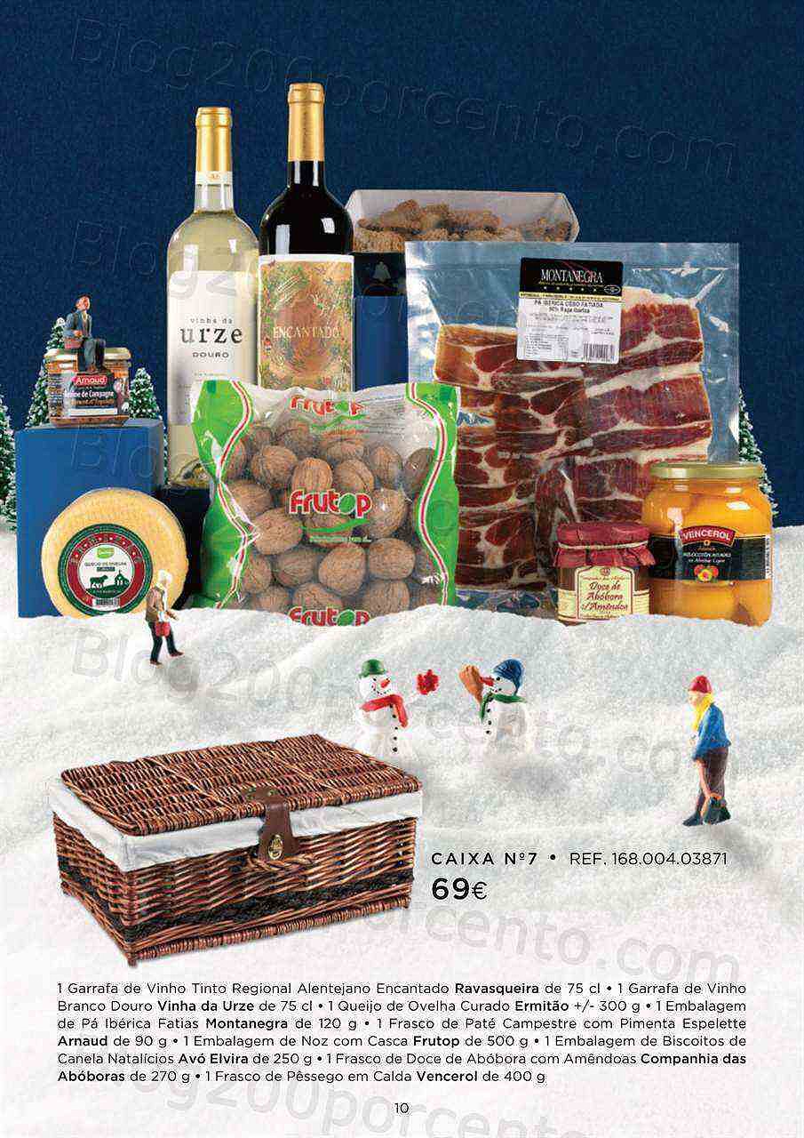 Antevisão Folheto EL CORTE INGLÉS Cabazes de Natal Promoções até 24 dezembro